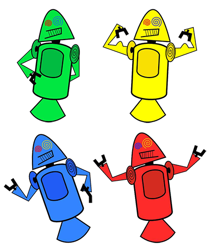 Primerio mascoter do Android